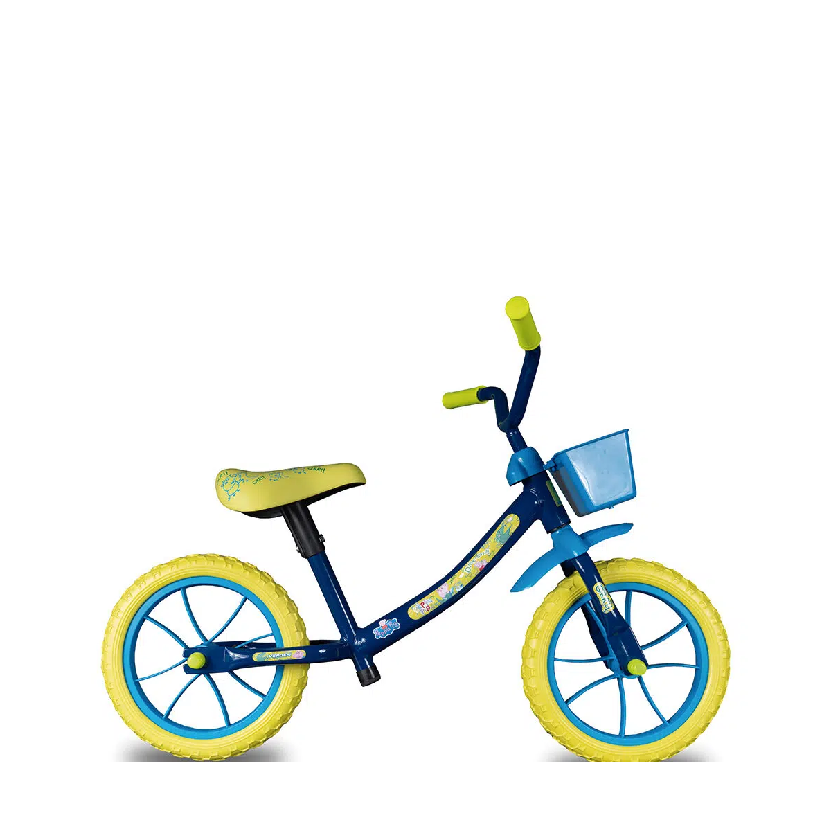 Balance Bike Verden George Pig Azul Infantil sem Pedal