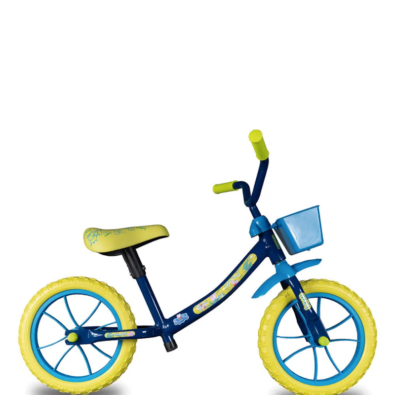 Balance Bike Verden George Pig Azul Infantil sem Pedal