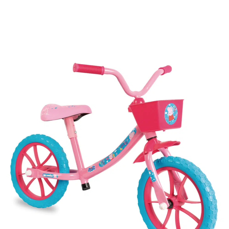 Balance Bike Verden Peppa Pig Rosa Infantil sem Pedal