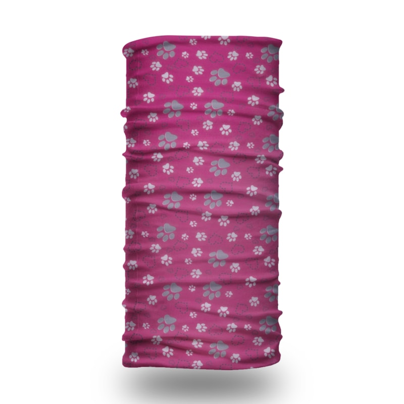 BANDANA CICLISMO ULTRACORE PINK PAWS