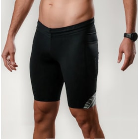 BERMUDA RUNNING WOOM BERLIM SERIES MASCULINA PRETO/VERDE