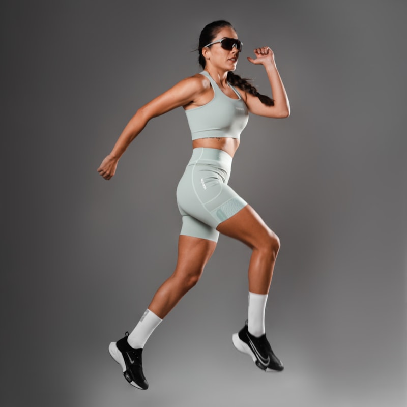 BERMUDA RUNNING WOOM BERLIN SERIES FEMININA VERDE