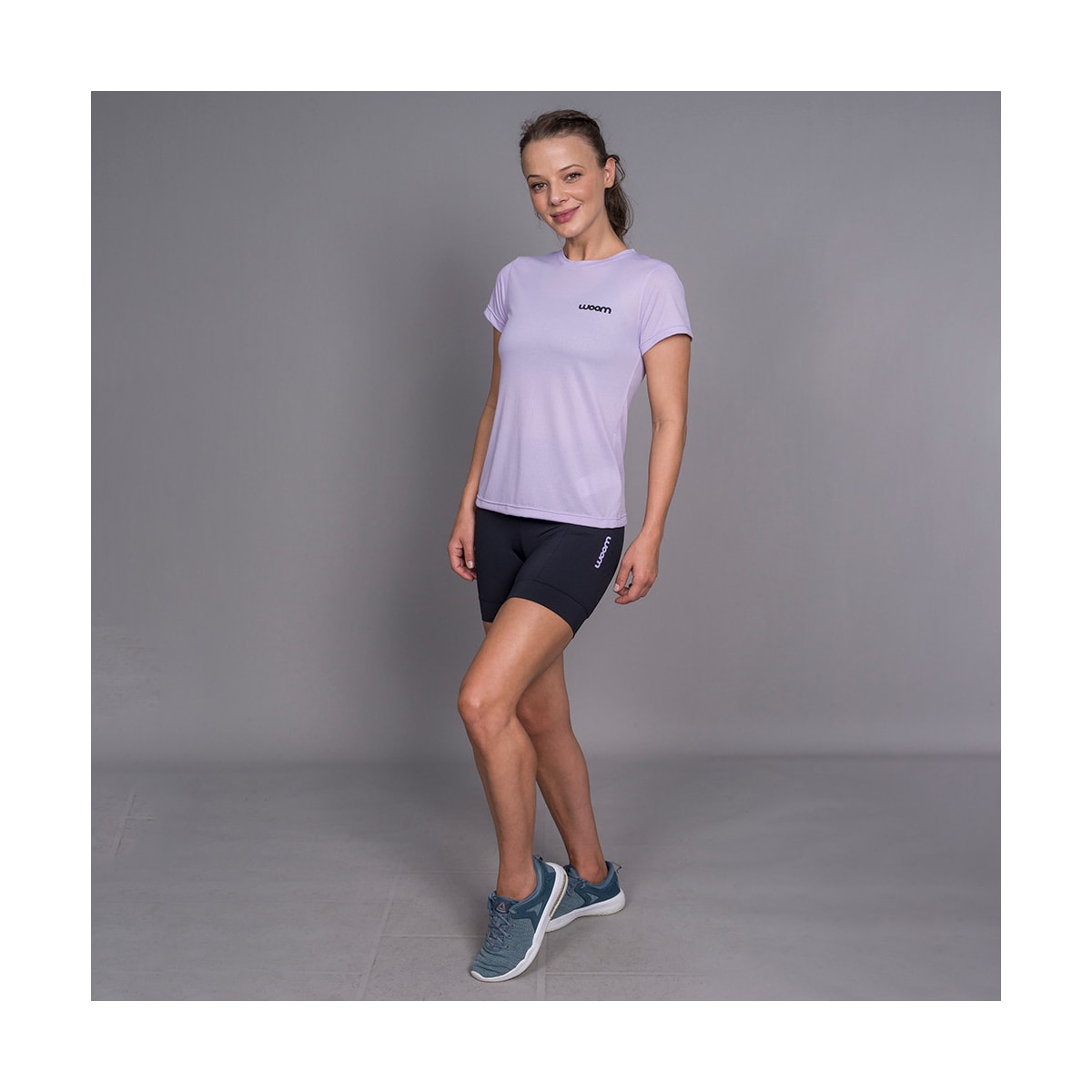 BERMUDA RUNNING WOOM LIGHT RUN I PRETA FEMININA