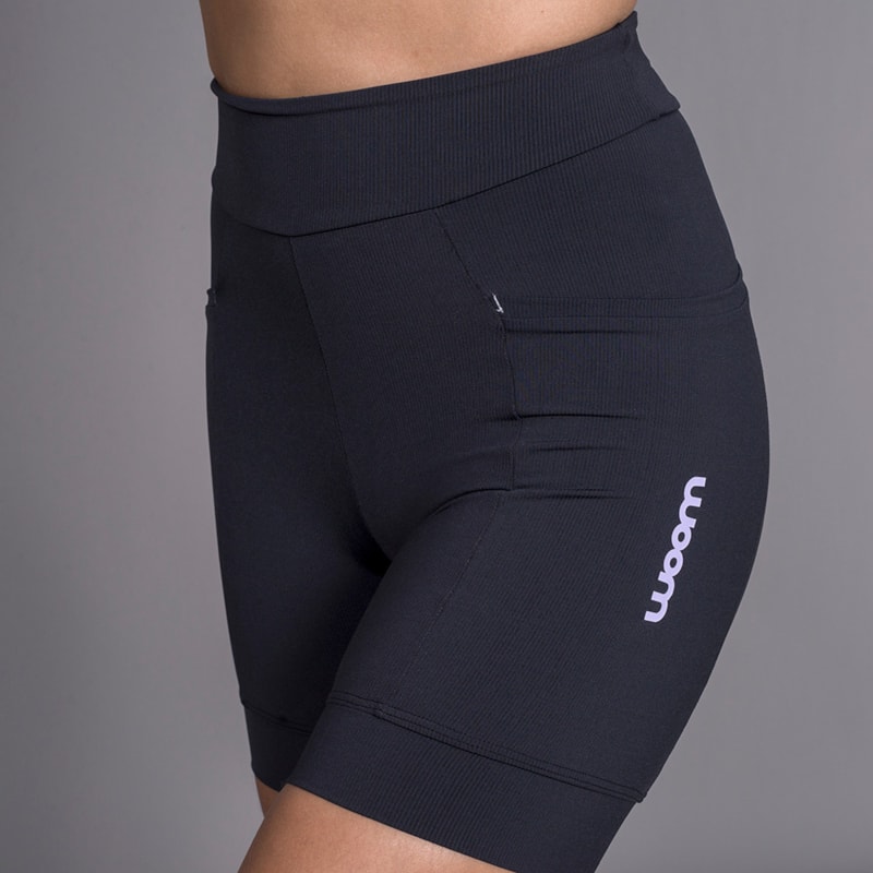 BERMUDA RUNNING WOOM LIGHT RUN I PRETA FEMININA