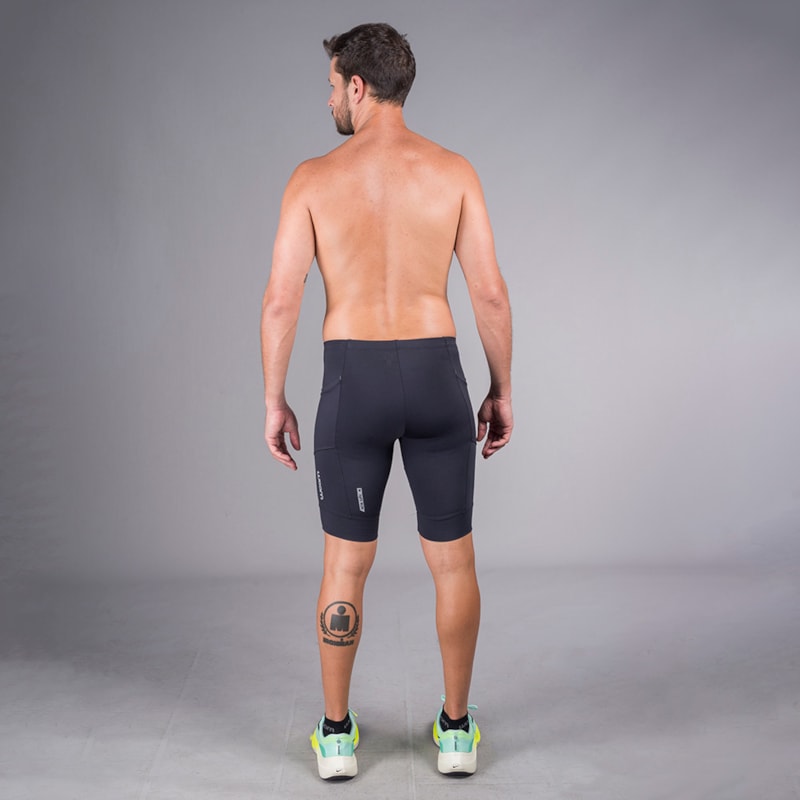 BERMUDA RUNNING WOOM LIGHT RUN PRETO MASCULINA