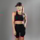BERMUDA RUNNING WOOM LONDON SERIES FEMININA PRETO/VERMELHO