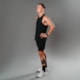 BERMUDA RUNNING WOOM LONDON SERIES MASCULINO PRETO/VERMELHO