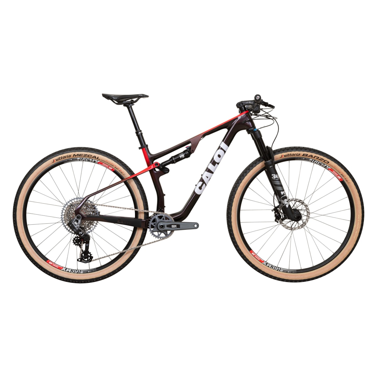 BICICLETA CALOI ELITE CARBON FS RACING 2025