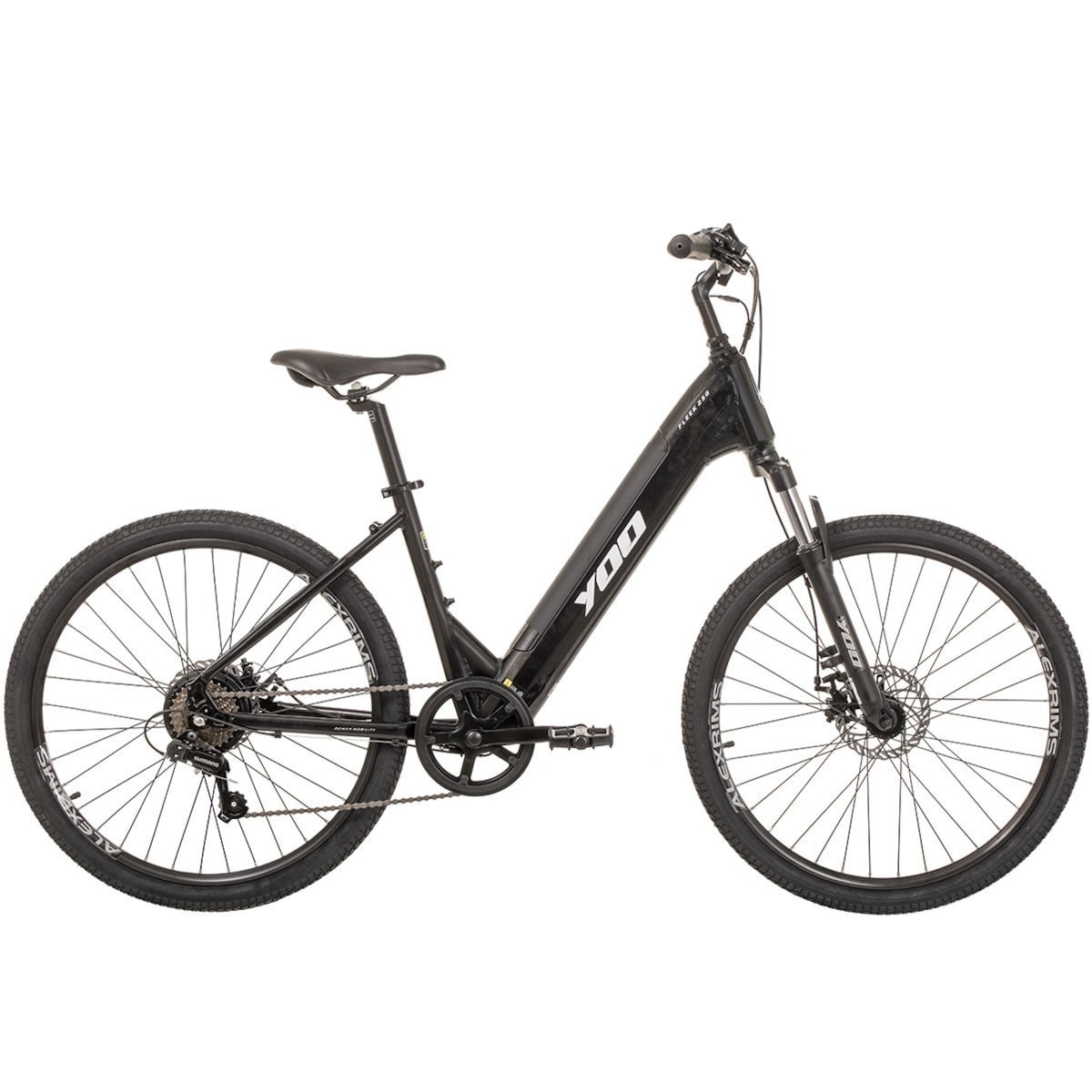 BICICLETA ELETRICA AUTOPROPELIDO YOO FLEEK TOURNEY 7V ARO 26