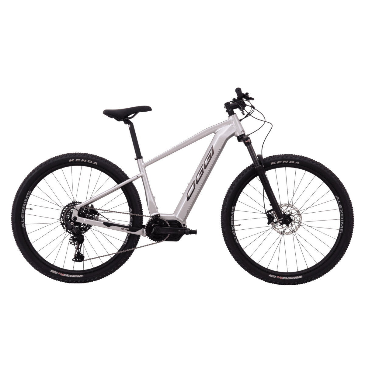 BICICLETA ELETRICA OGGI BIG WHEEL 8.2 PRATA G 2025