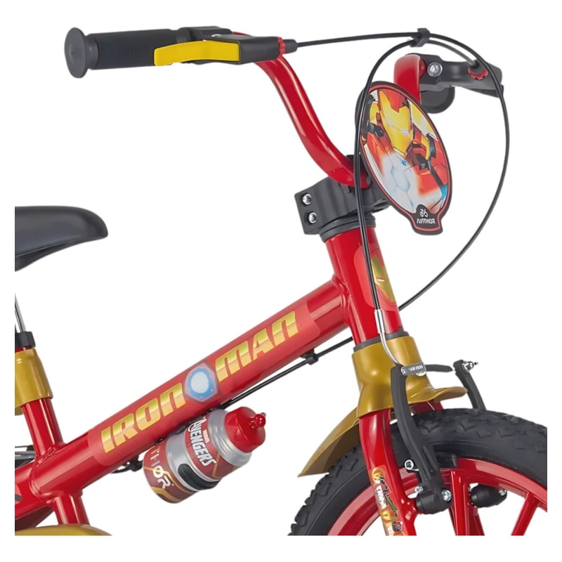 BICICLETA INFANTIL NATHOR HOMEM DE FERRO ARO 16
