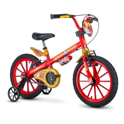 BICICLETA INFANTIL NATHOR HOMEM DE FERRO ARO 16