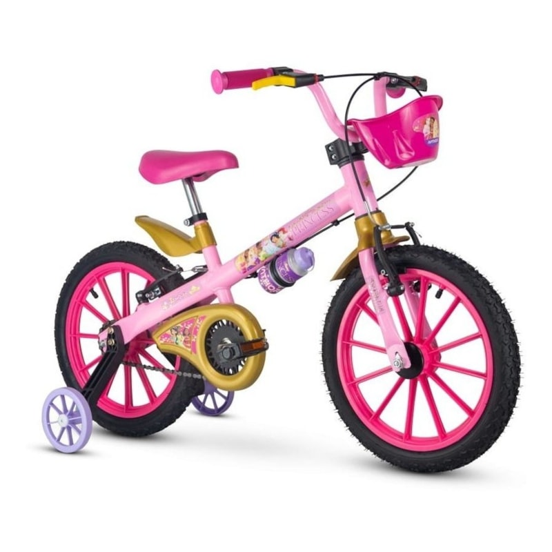 BICICLETA INFANTIL NATHOR PRINCESAS ARO 16
