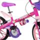 BICICLETA INFANTIL NATHOR TOP GIRLS ROSA ARO 16