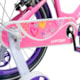 BICICLETA INFANTIL UNITOYS LOVE ROSA ARO 16