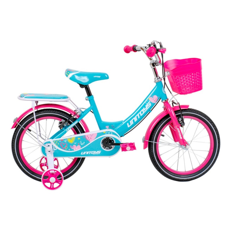 BICICLETA INFANTIL UNITOYS LOVE TIFFANY ARO 16