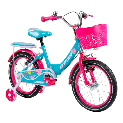 BICICLETA INFANTIL UNITOYS LOVE TIFFANY ARO 16