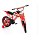 BICICLETA INFANTIL UNITOYS MOTO CROSS VERMELHA ARO 16