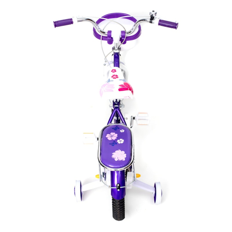 BICICLETA INFANTIL UNITOYS PRINCESS ROXA ARO 16