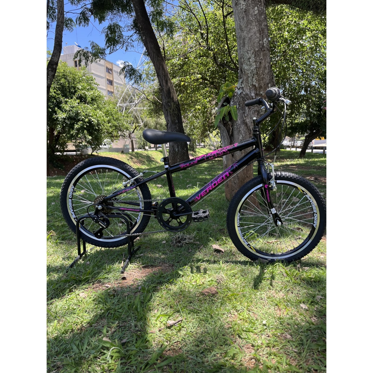 BICICLETA INFANTIL VERDEN FOLKS ARO 20