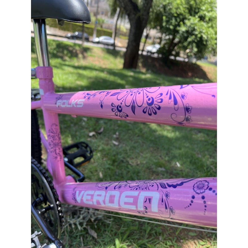 BICICLETA INFANTIL VERDEN FOLKS ARO 20