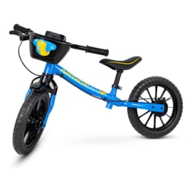 BICICLETA NATHOR ARO 12 BALANCE BIKE AZUL/PRETO