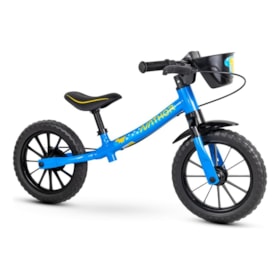 BICICLETA NATHOR ARO 12 BALANCE BIKE AZUL/PRETO