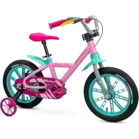 BICICLETA NATHOR  ARO14 FIRST PRO ROSA/VERDE