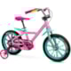 BICICLETA NATHOR  ARO14 FIRST PRO ROSA/VERDE