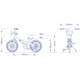BICICLETA NATHOR BARBIE ARO 16