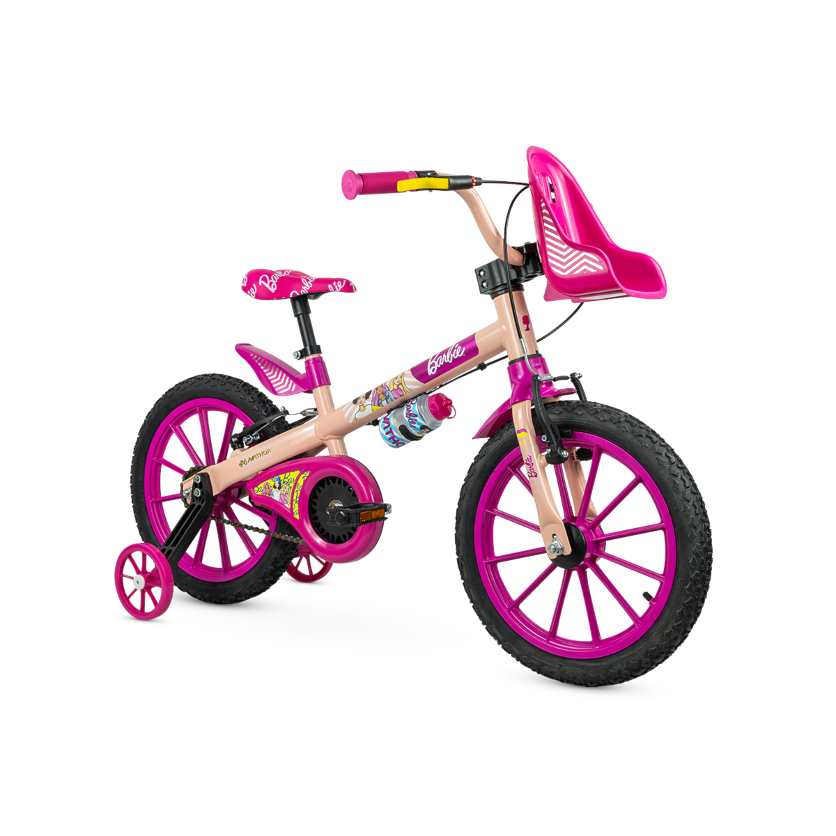 BICICLETA NATHOR BARBIE ARO 16