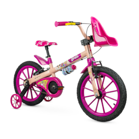 BICICLETA NATHOR BARBIE ARO 16