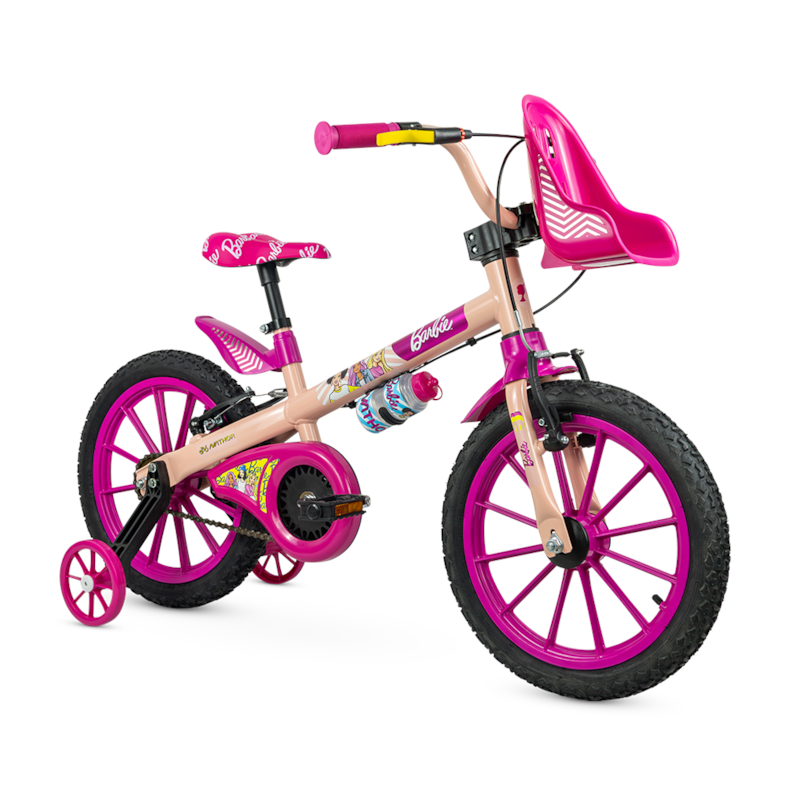 BICICLETA NATHOR BARBIE ARO 16