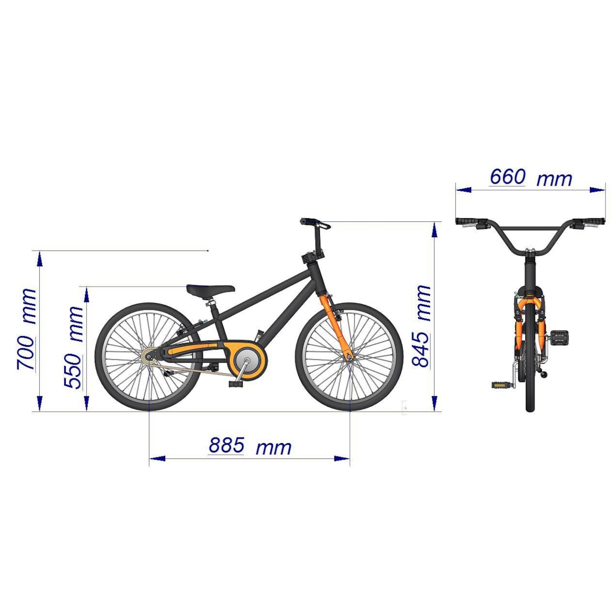 BICICLETA NATHOR HOT WHEELS ARO 20