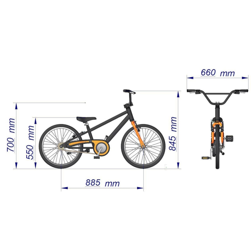 BICICLETA NATHOR HOT WHEELS ARO 20