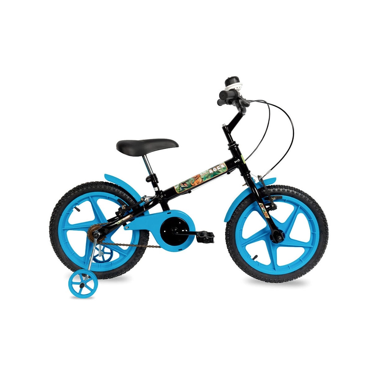 BICICLETA VERDEN ROCK  - ARO 16 PRETO/AZUL