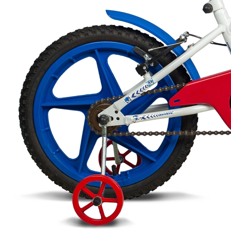 BICICLETA VERDEN SONIC - ARO 16 BRANCO/AZUL