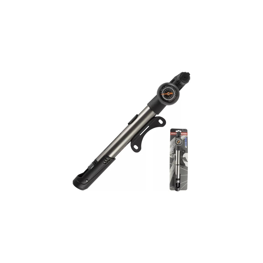 BOMBA GIYO MINI PUMP GP-993 ALUMINIO C/ MANOMETRO - ProSport Bike