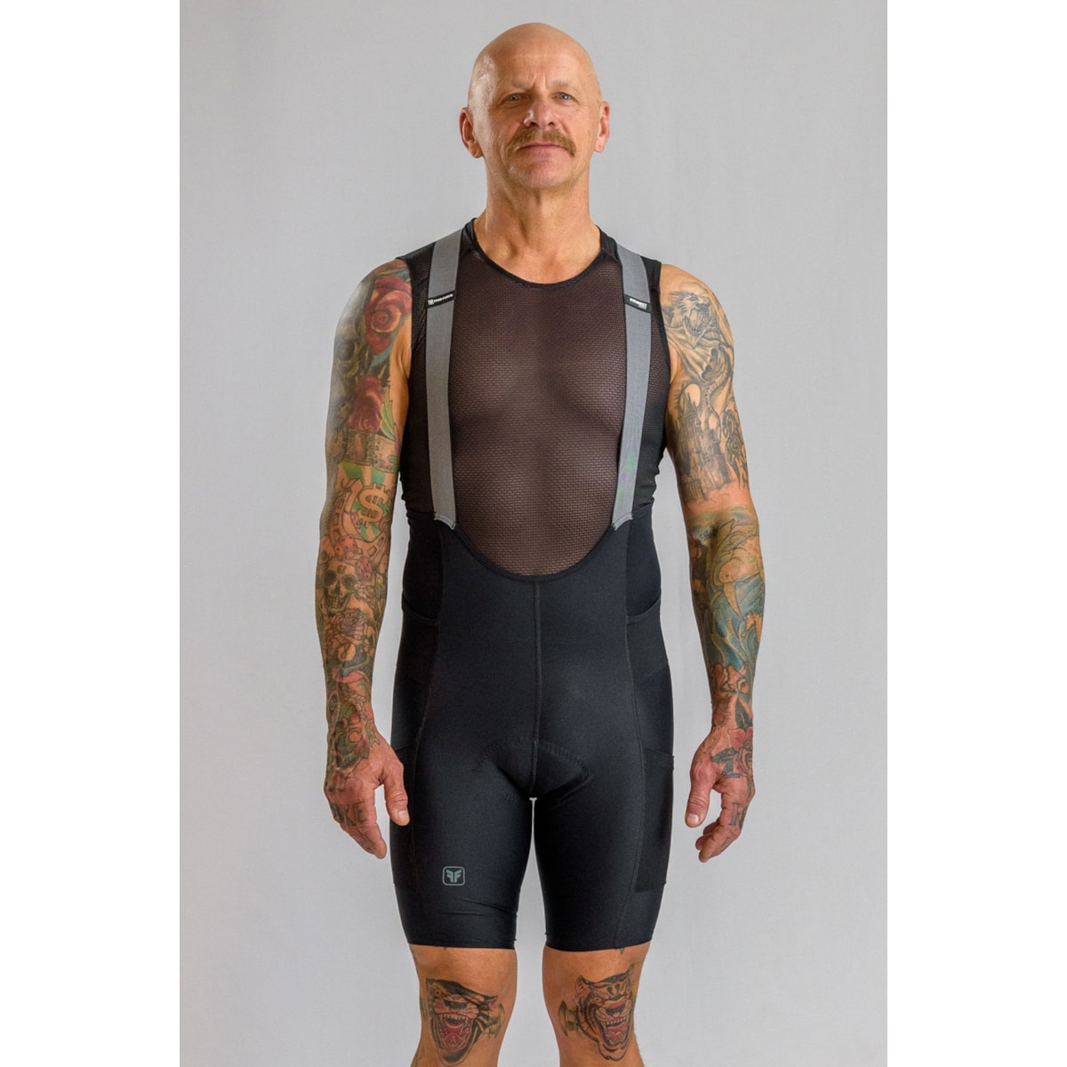 BRETELLE CICLISMO FREE FORCE ENDURANCE CARGO BLACK MASC