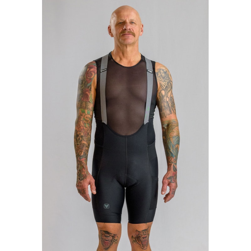 BRETELLE CICLISMO FREE FORCE ENDURANCE CARGO BLACK MASC