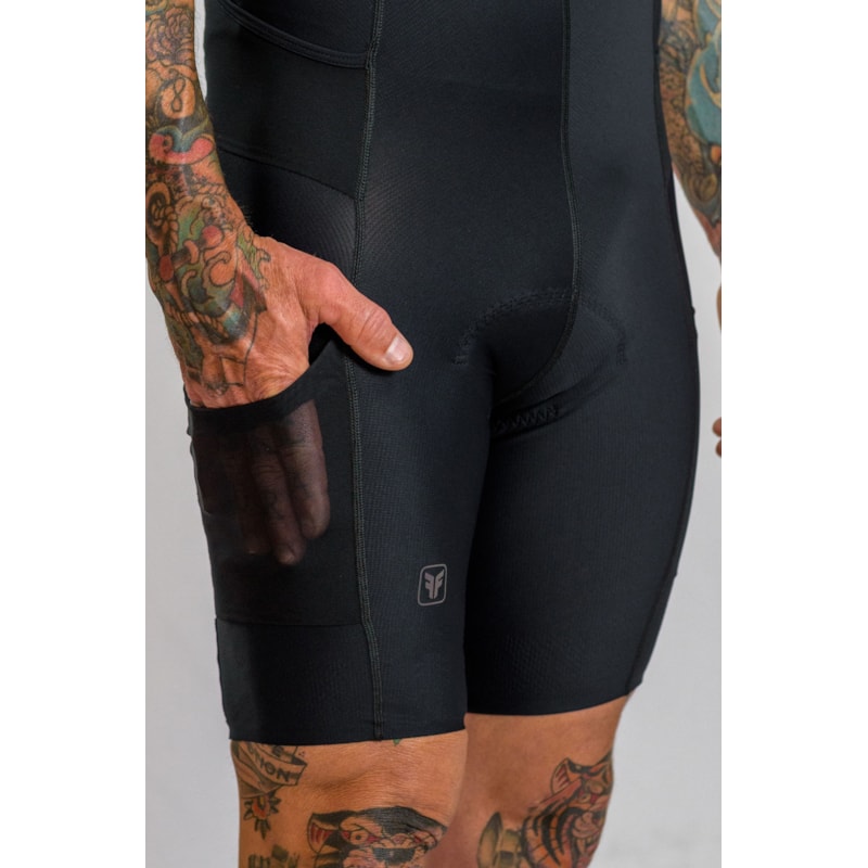 BRETELLE CICLISMO FREE FORCE ENDURANCE CARGO BLACK MASC