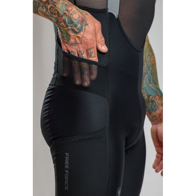BRETELLE CICLISMO FREE FORCE ENDURANCE CARGO BLACK MASC