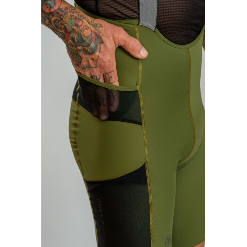 BRETELLE CICLISMO FREE FORCE ENDURANCE CARGO CAPER MASCULINO