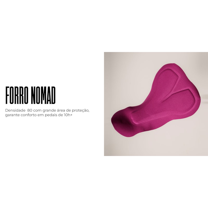 BRETELLE CICLISMO NOMAD RACING APEX FEMININO