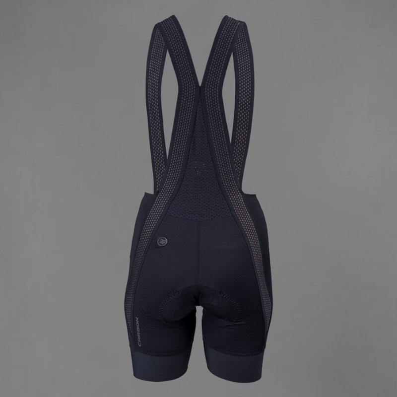 BRETELLE CICLISMO WOOM CARBON BLACK FEMININO 2023