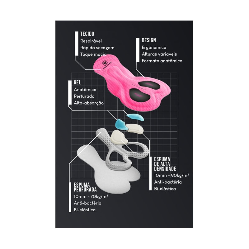 BRETELLE FREE FORCE COLLECTION CBC FEMININO