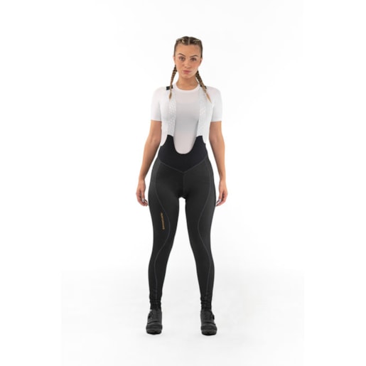 CALÇA BRETELLE DE CICLISMO FREE FORCE PERFORMANCE FEMININO
