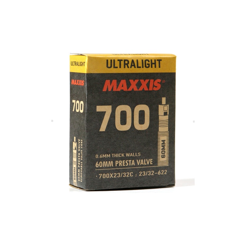 CAMARA 700X23/32 MAXXIS ULTRALIGHT PRESTA 60MM