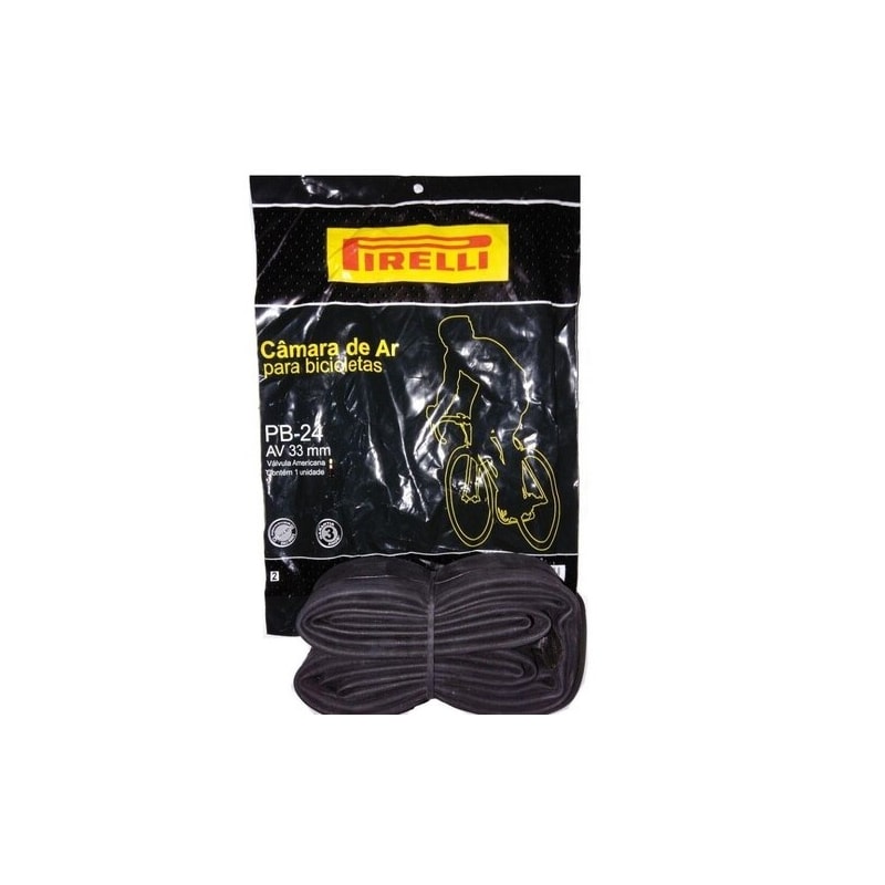CAMARA DE AR 24 PIRELLI AV 33MM COR:PRETO;TAMANHO:U
