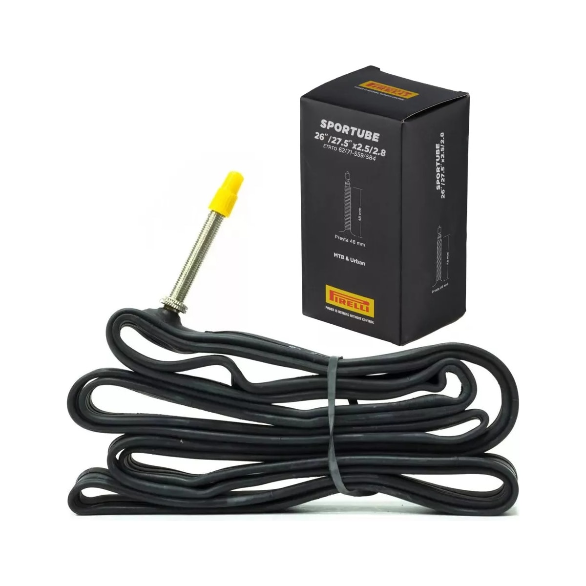 CAMARA DE AR 26/27 PIRELLI SPORTUBE PRESTA 48MM